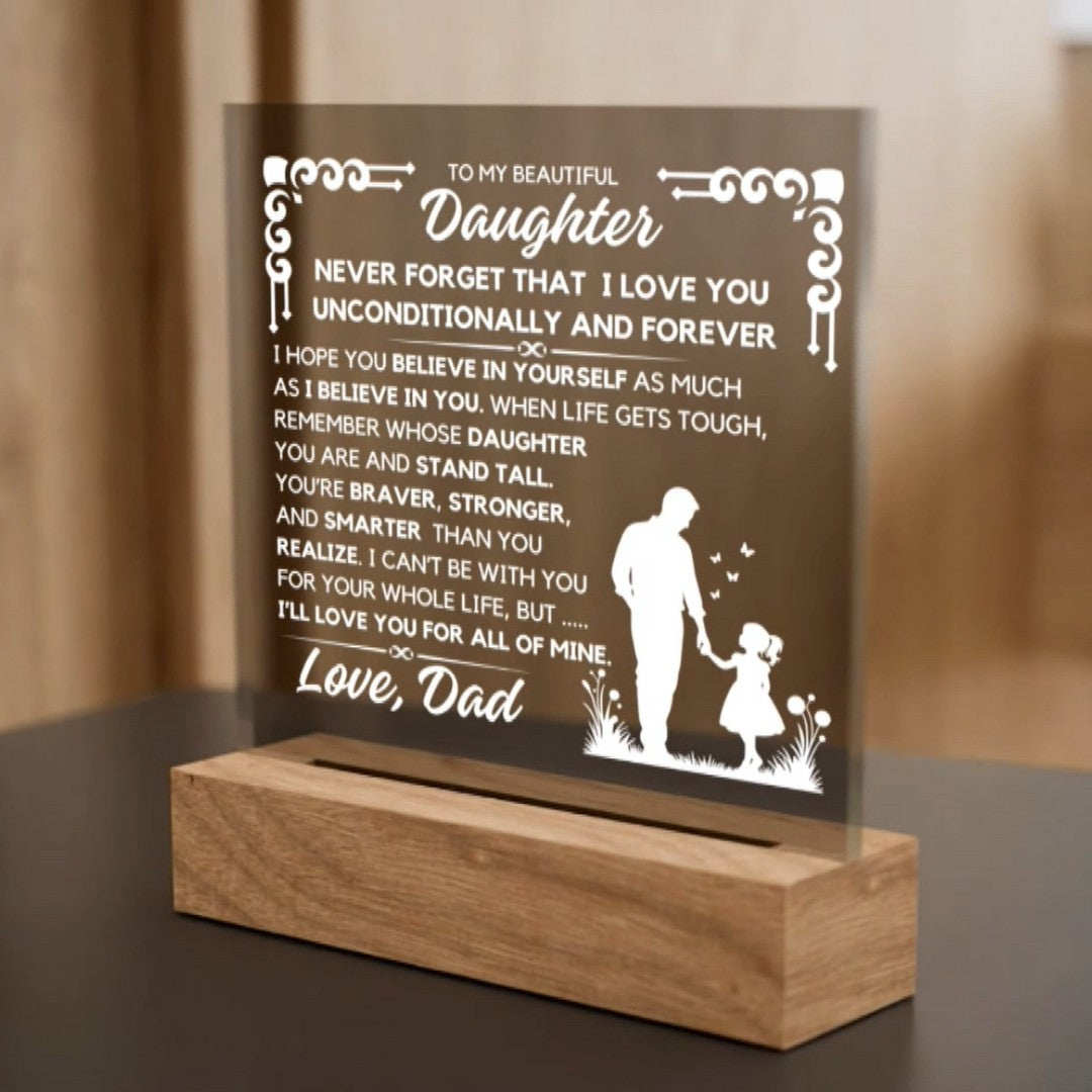 To My Daughter - Unconditionally and Forever