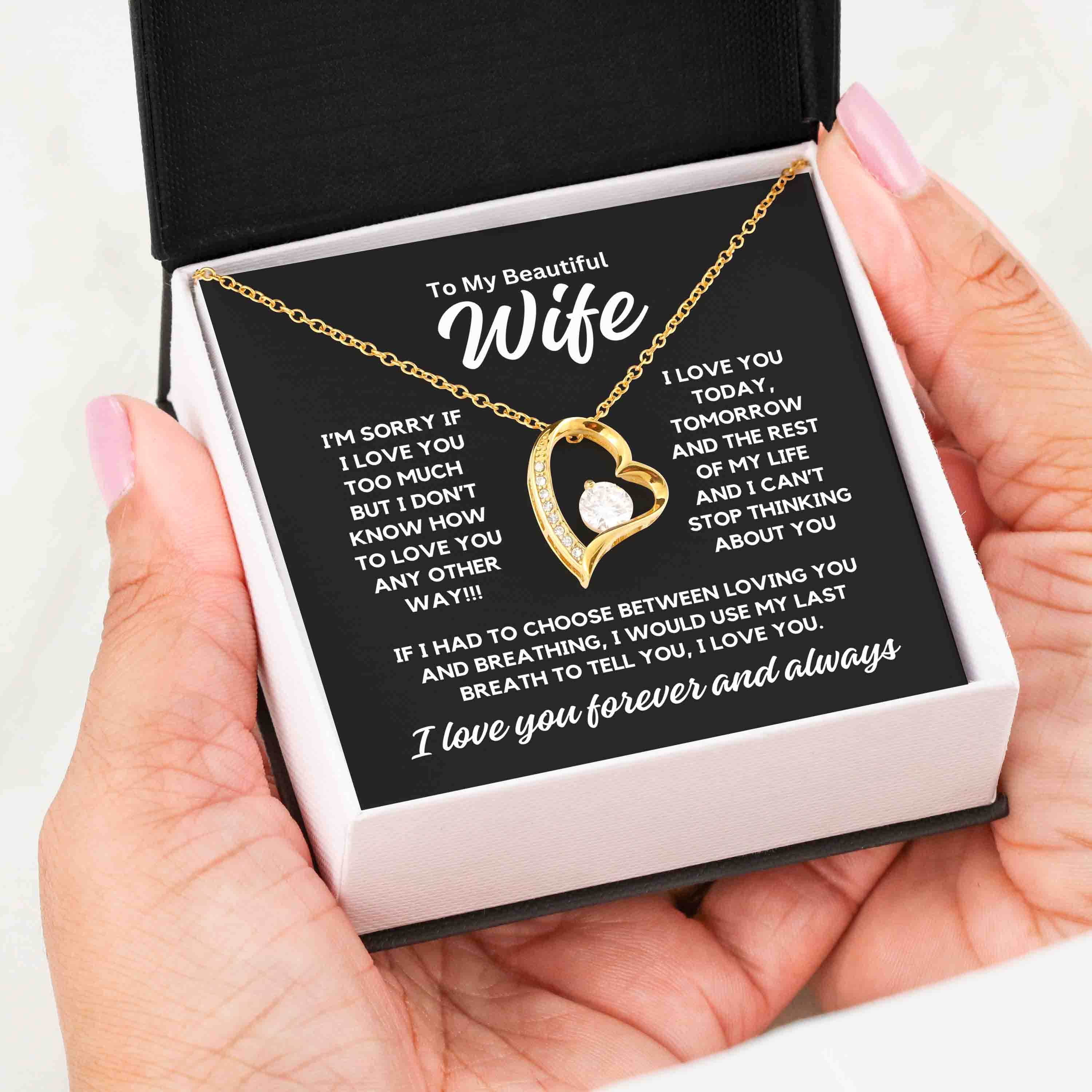 To My Wife - Choose Between Loving You - Shared Gifts