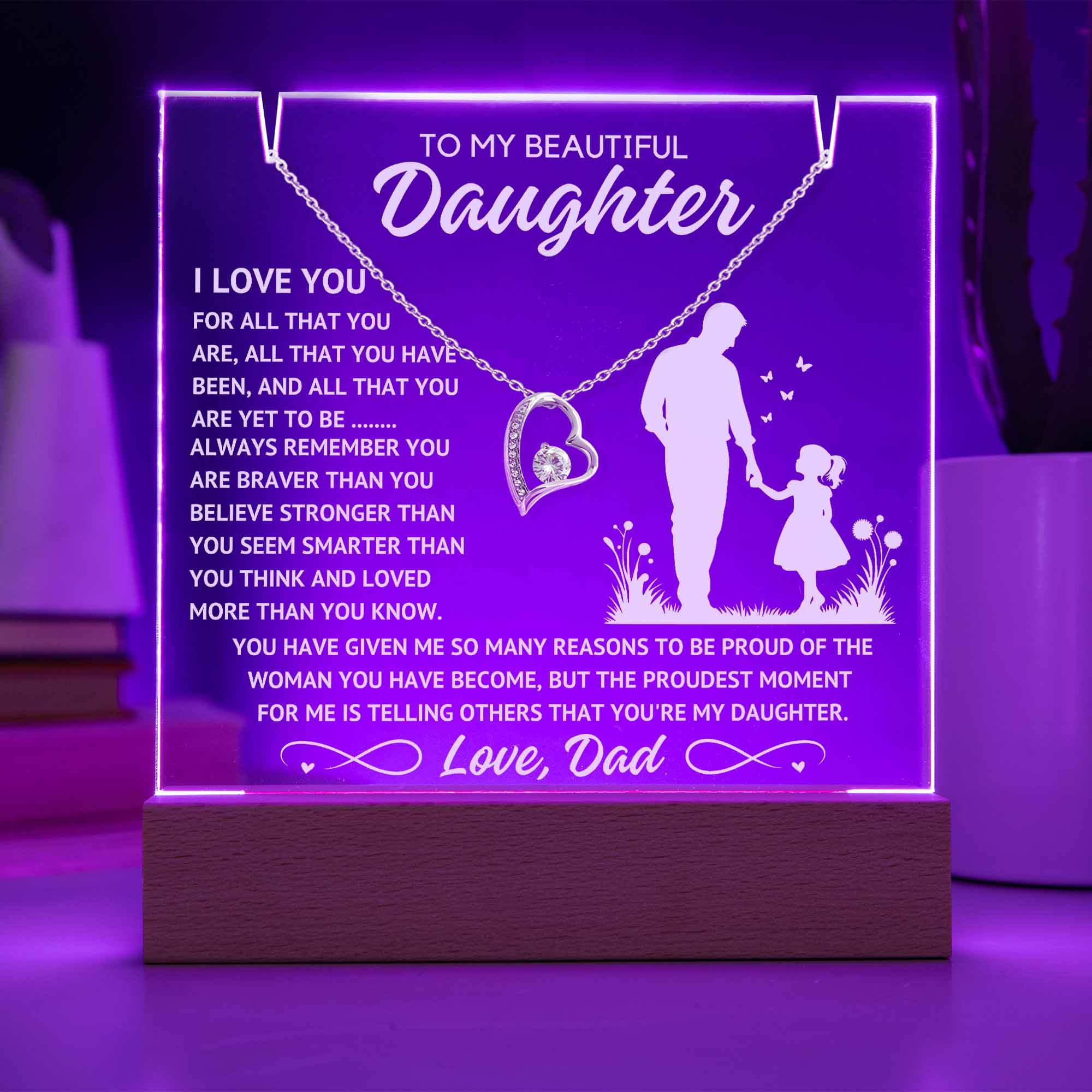 To My Daughter - The Proudest Moment - Shared Gifts