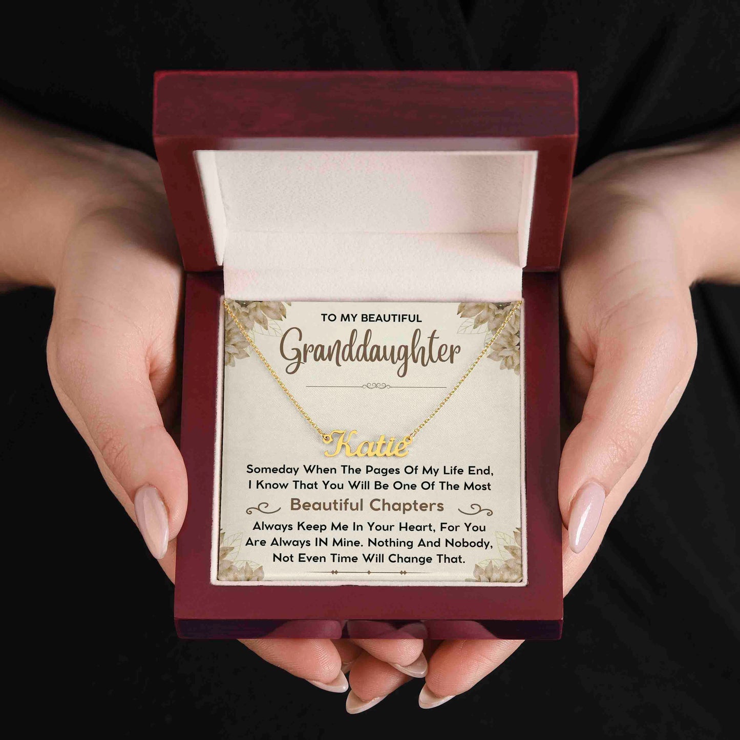 To My Granddaughter Gift - In Your Heart