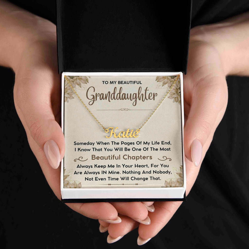 To My Granddaughter Gift - In Your Heart