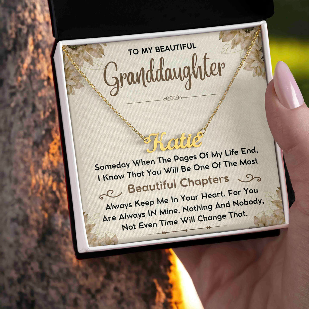 To My Granddaughter Gift - In Your Heart