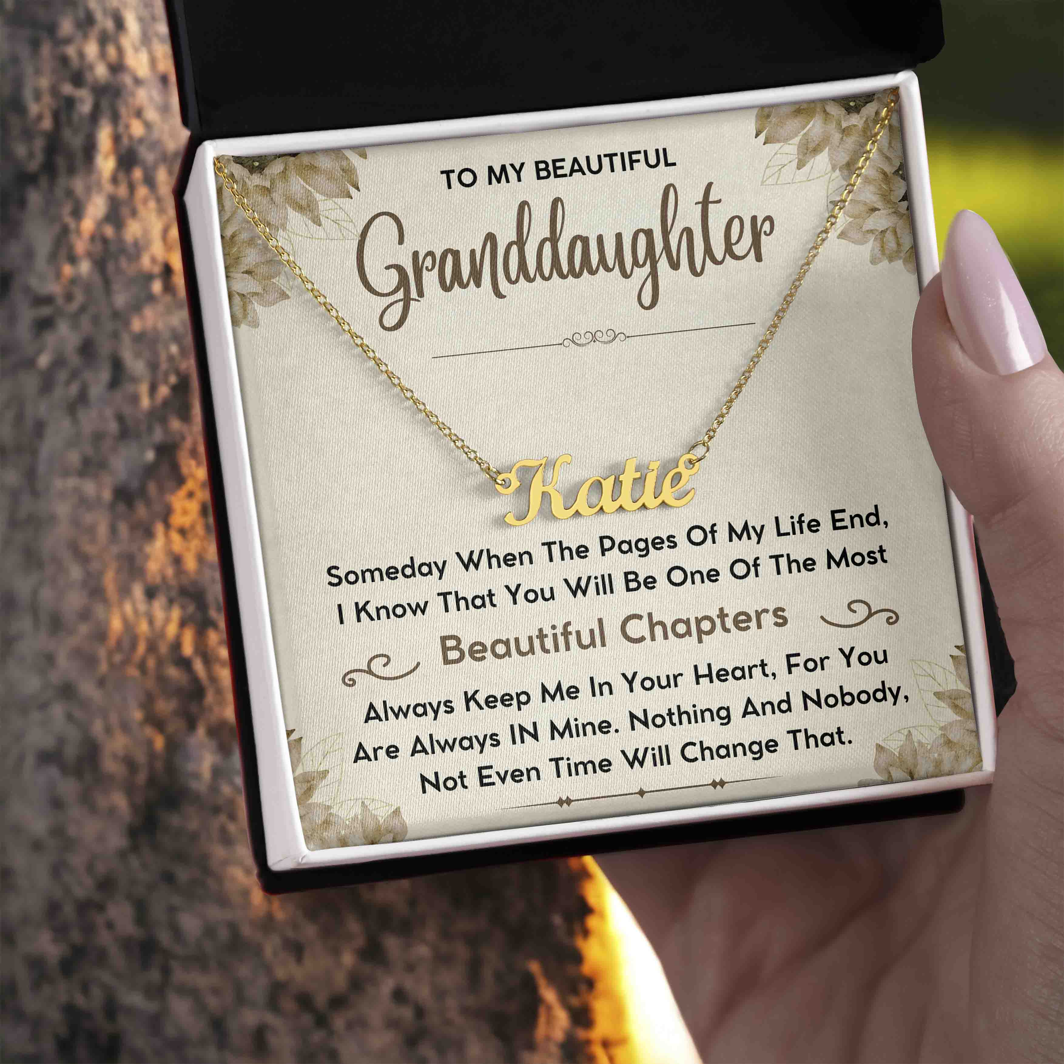 To My Granddaughter Gift - In Your Heart