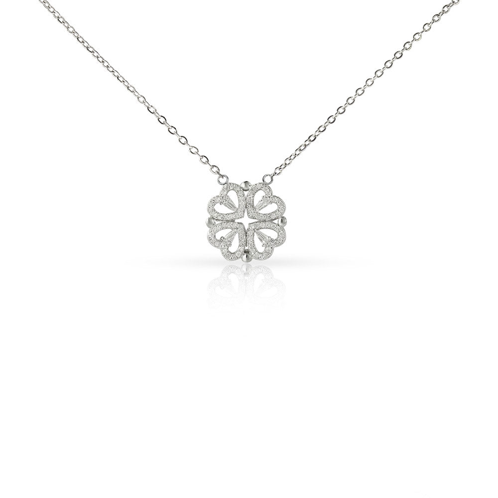 To My Wife - Luxury Magnetic Hearts Necklace