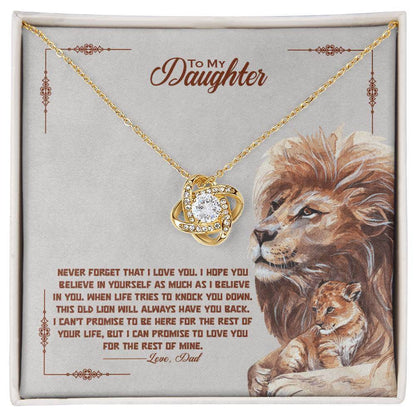 To My Beautiful Daughter, I Promise To Love You For The Rest Of My Life - Shared Gifts