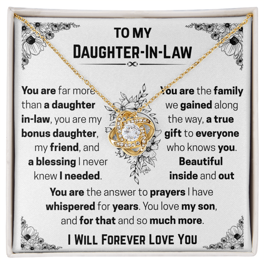 Daughter In- Law Gift - Inside And Out