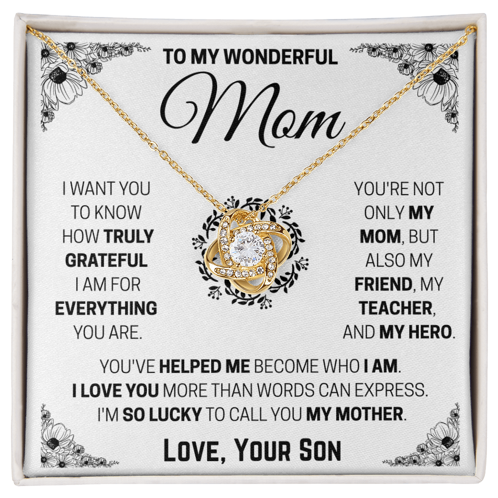 To My Mom - I'm Truly Grateful Gift From Son