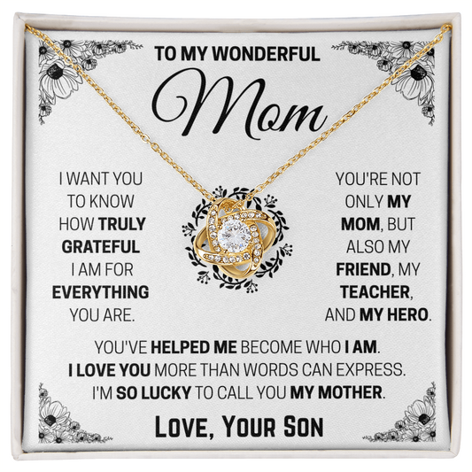 To My Mom - I'm Truly Grateful Gift From Son