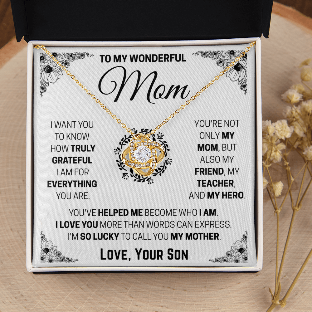 To My Mom - I'm Truly Grateful Gift From Son