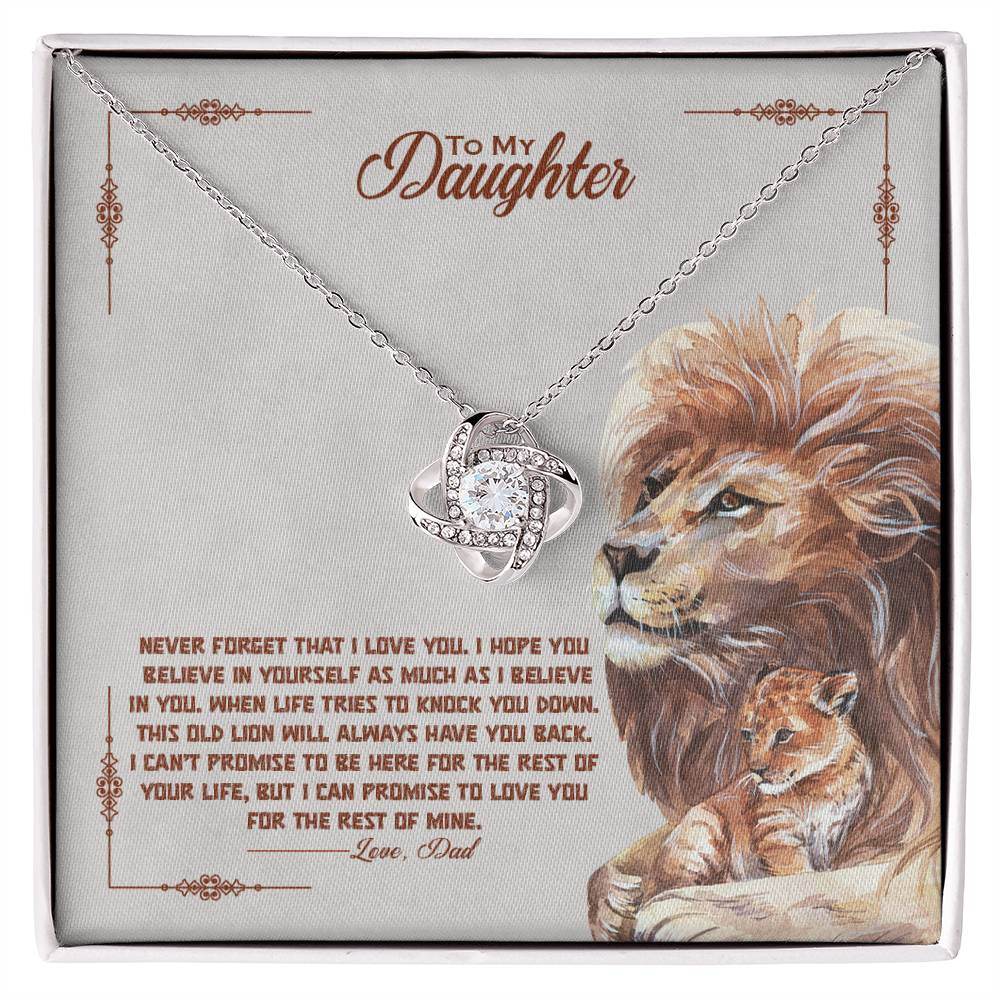 To My Beautiful Daughter, I Promise To Love You For The Rest Of My Life - Shared Gifts