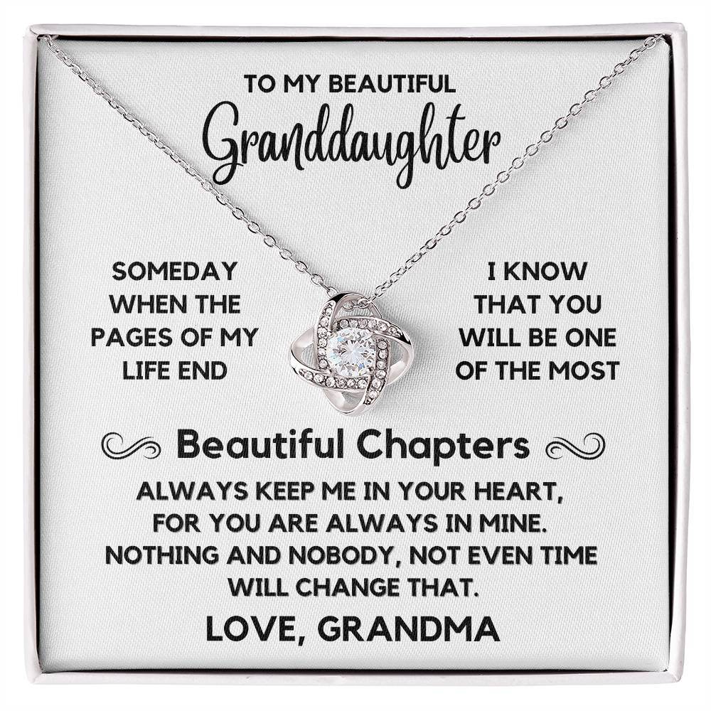 To My Granddaughter - Pages Of My Life - Shared Gifts