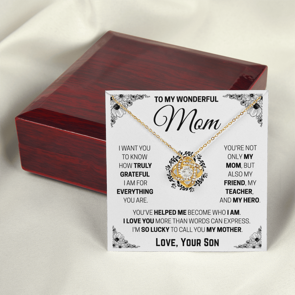 To My Mom - I'm Truly Grateful Gift From Son