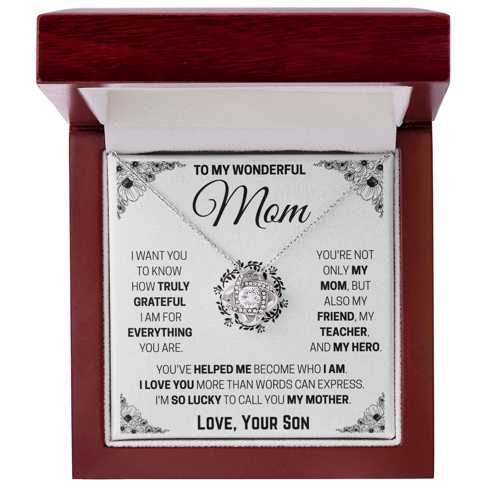 To My Mom - I'm Truly Grateful Gift From Son