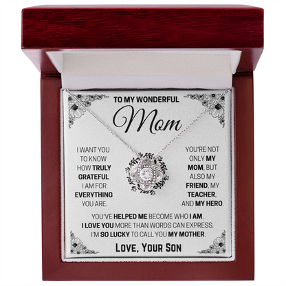 To My Mom - I'm Truly Grateful Gift From Son