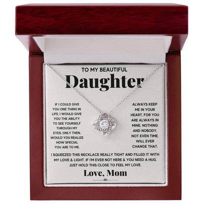 To My Beautiful Daughter, Just Hold This To Feel My Love - Shared Gifts