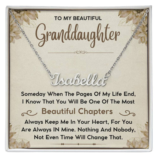 To My Granddaughter Gift - In Your Heart