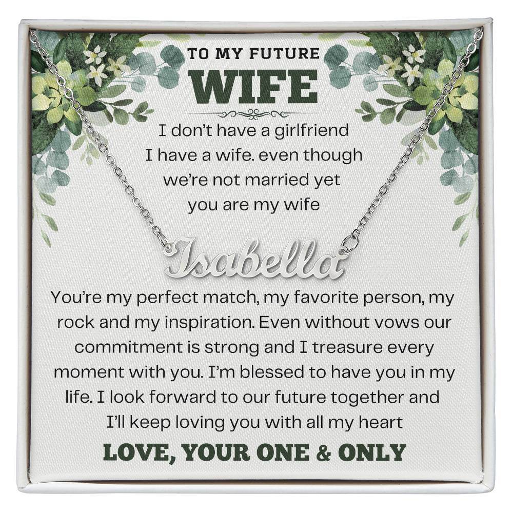 To My Future Wife - My Rock And Inspiration - Shared Gifts