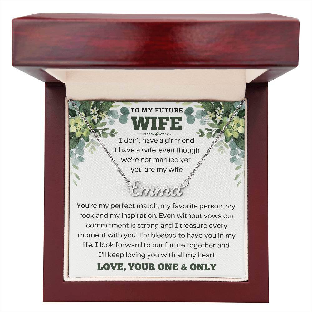 To My Future Wife - My Rock And Inspiration - Shared Gifts