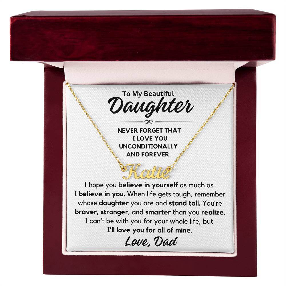 To My Daughter - Unconditionally And Forever - Shared Gifts