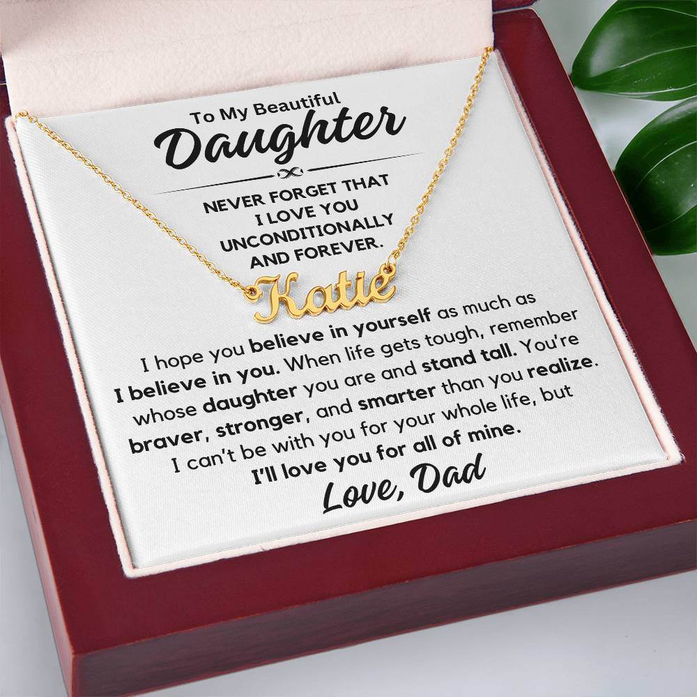 To My Daughter - Unconditionally And Forever - Shared Gifts