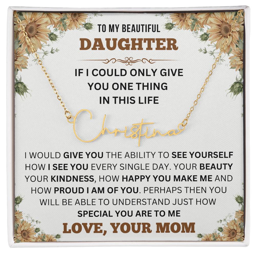 To My Daughter - Proud I am Of You