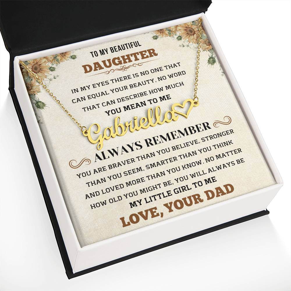To My Daughter - My Little Girl To Me - Shared Gifts