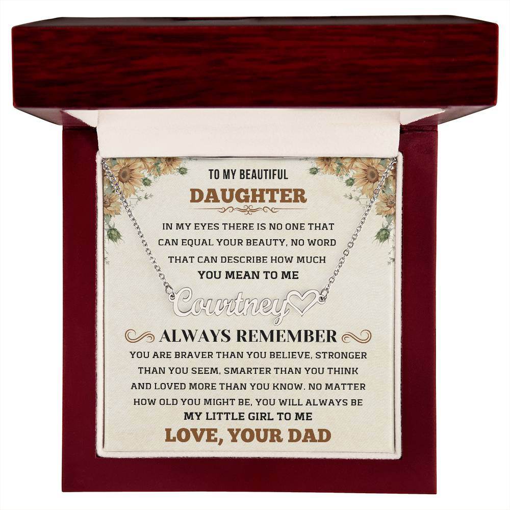 To My Daughter - My Little Girl To Me - Shared Gifts