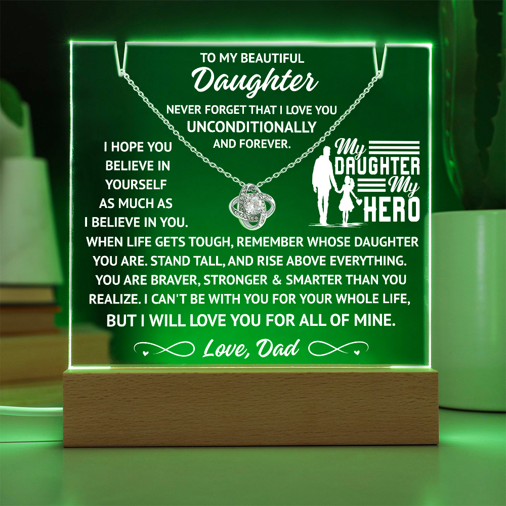 Dad To Daughter Gift - Above Everything
