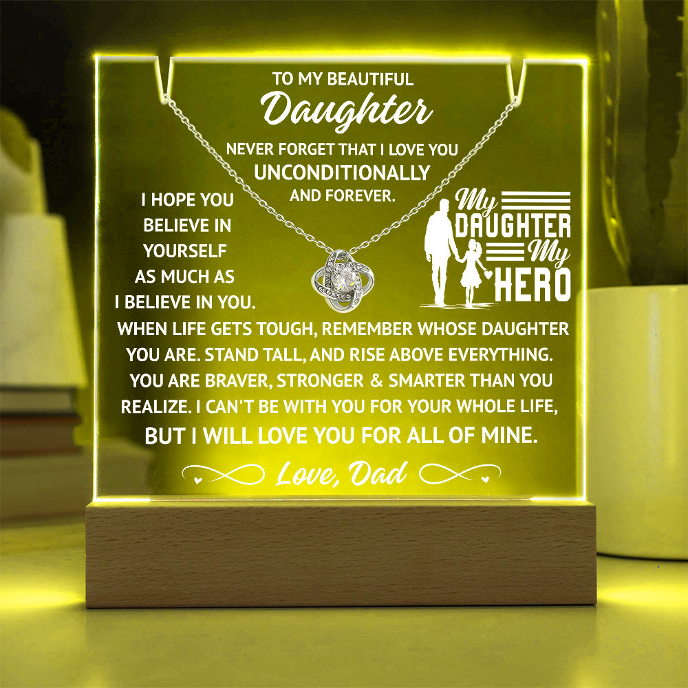 Dad To Daughter Gift - Above Everything