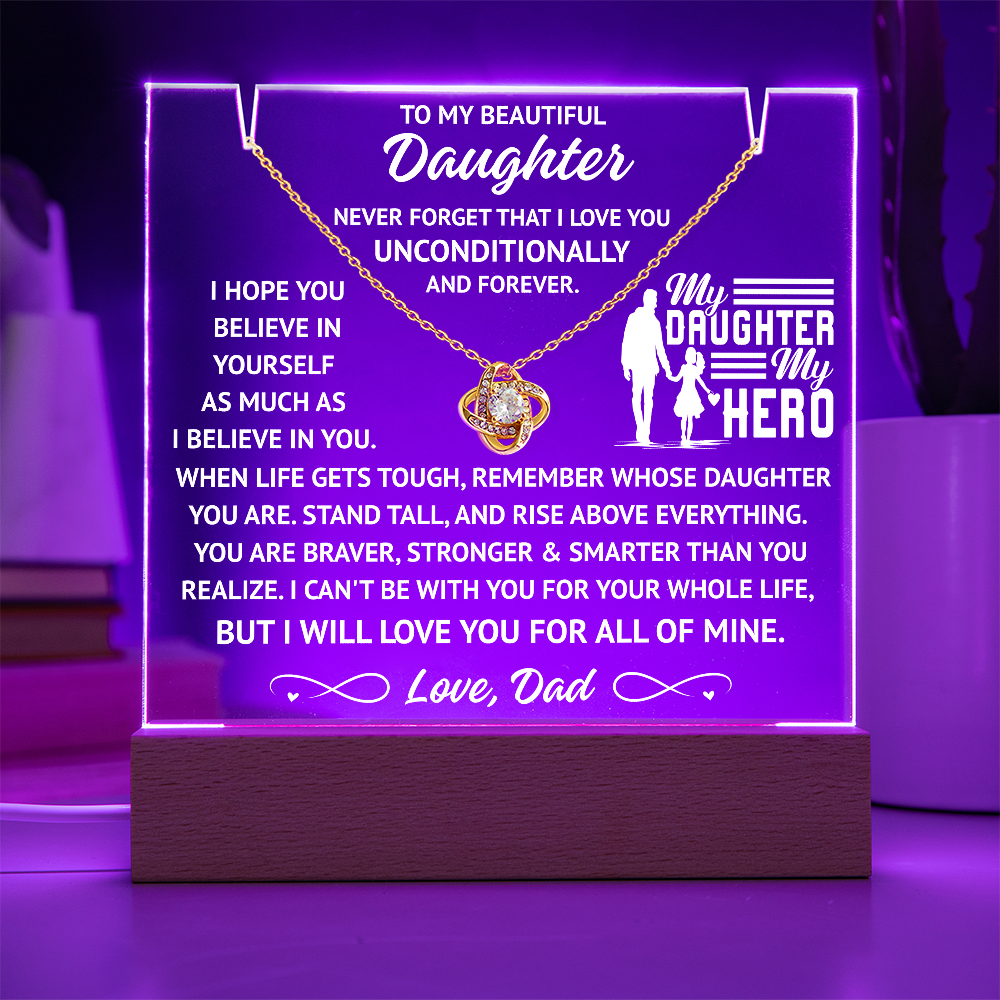 Dad To Daughter Gift - Above Everything