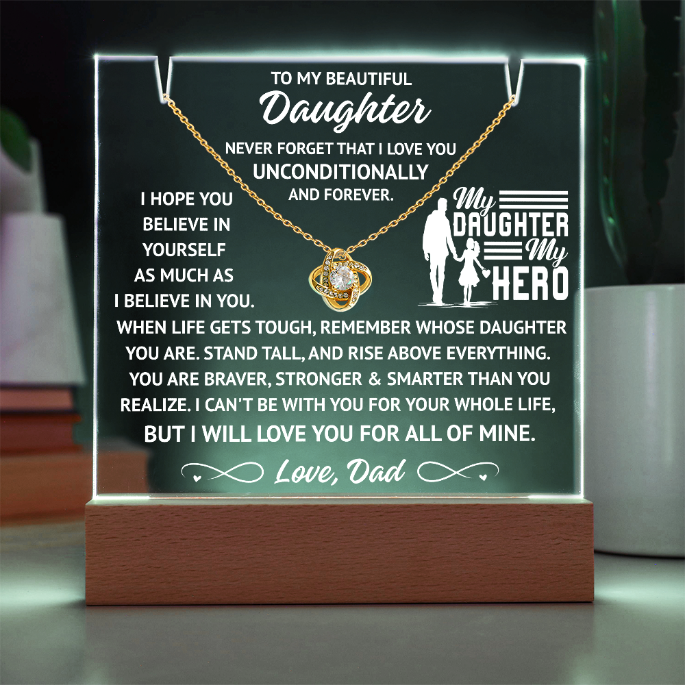 Dad To Daughter Gift - Above Everything