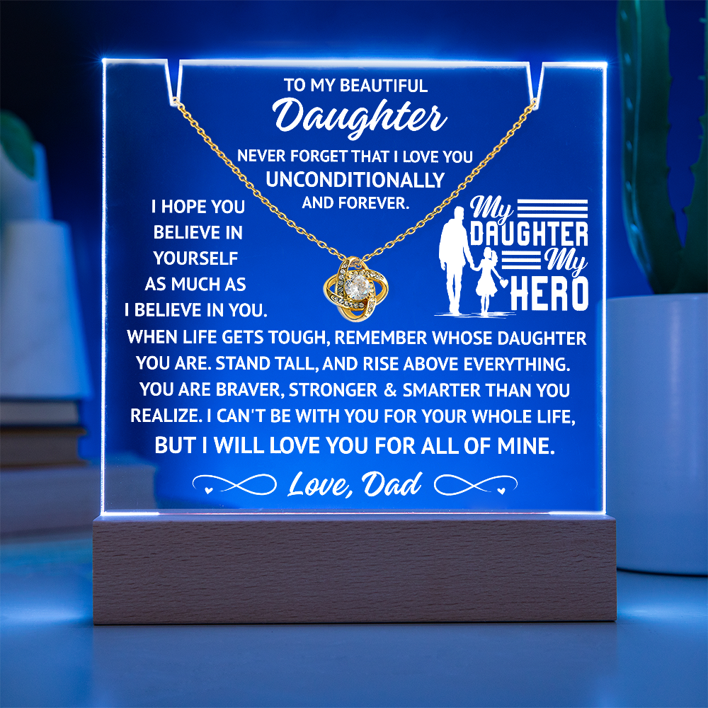 Dad To Daughter Gift - Above Everything