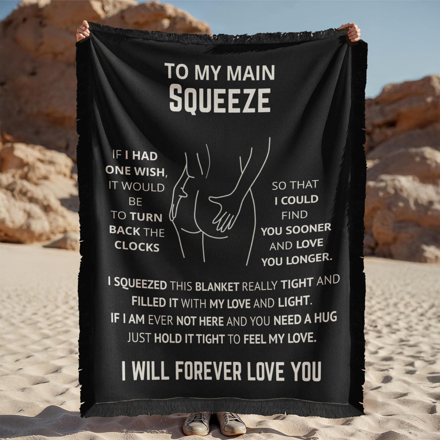 Gift For Her - To My Main Squeeze Woven Blanket