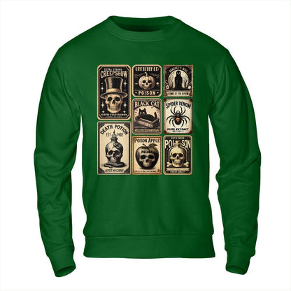 Vintage Halloween Potion Unisex Sweatshirt